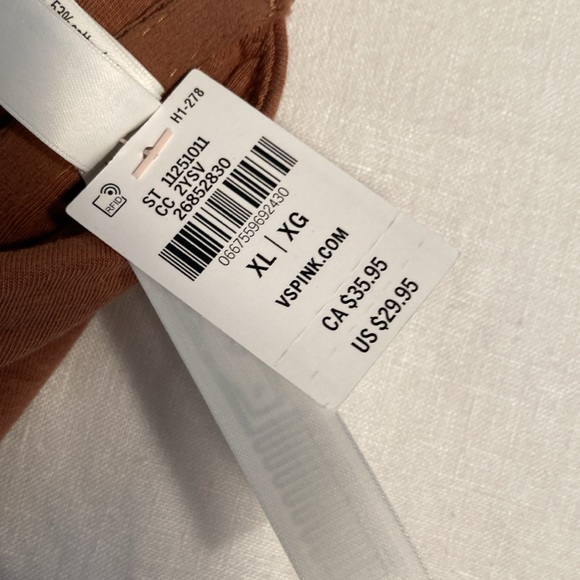 Pink VS two bras cotton wave bra top XL - Picture 5 of 15